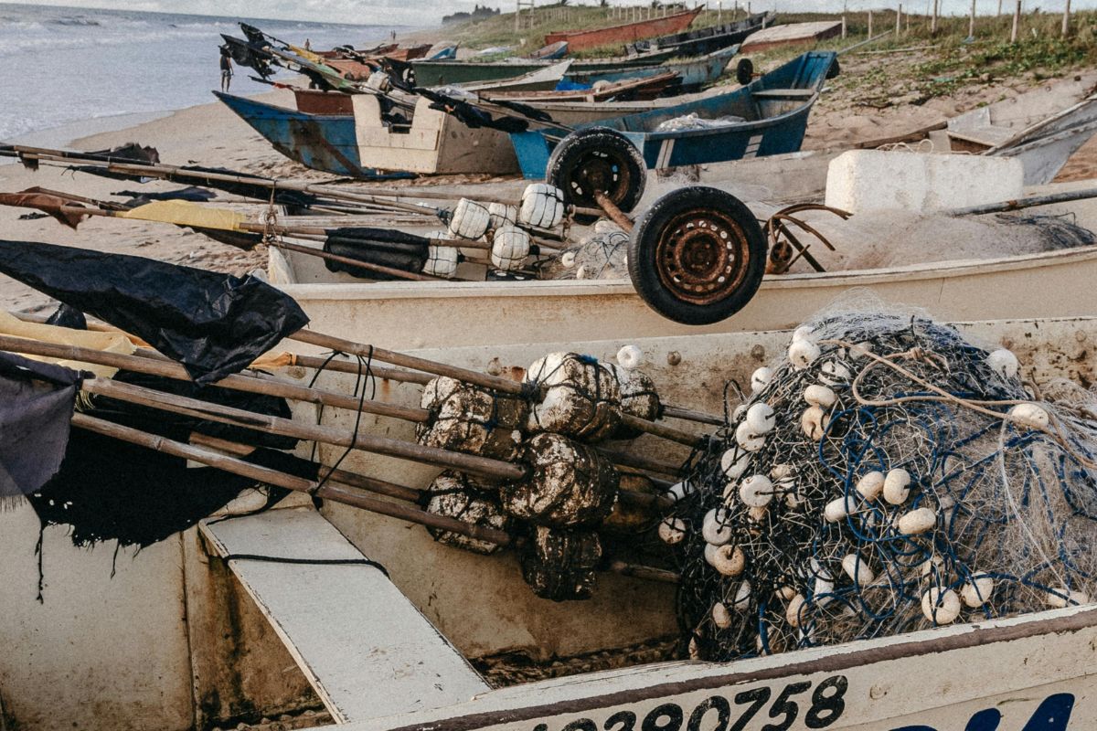 Semana Santa barcos de pescas