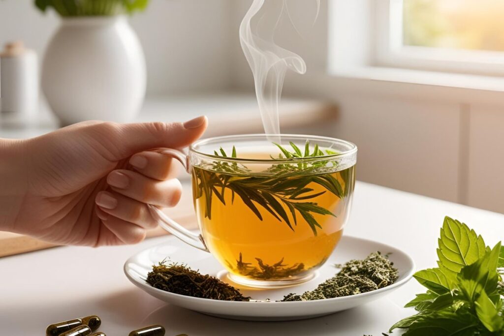 Fitoterapia na Menopausa: Chás, Cápsulas e Plantas que Aliviam os Sintomas de Forma Natural 2 Fitoterapia na Menopausa: Alívio Natural