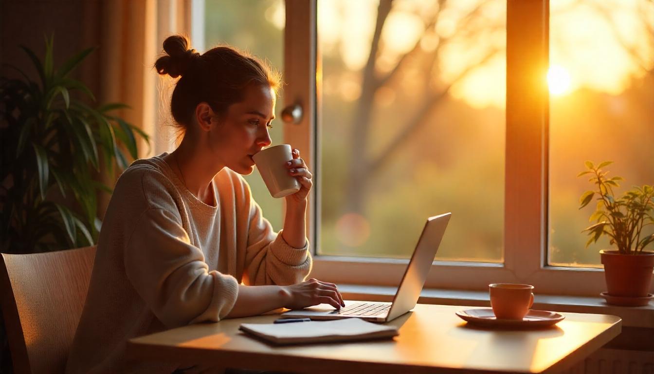 Descubra Como Uma Rotina Matinal Transforma Sua Produtividade 1 freepik the style is candid image photography with natural 22449