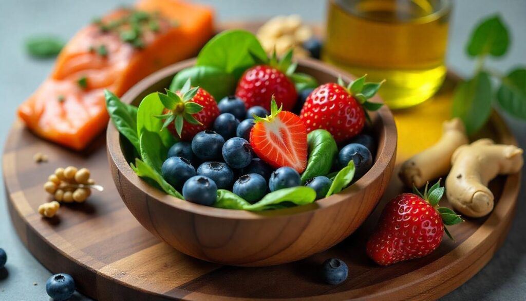 Alimentos Anti-Inflamatórios e Naturais que Curam: Como Usar a Comida como Remédio no Dia a Dia 2 freepik the style is candid image photography with natural 85064